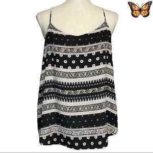 Ann Taylor Loft Halter Style Multi-Print Tank Size Small